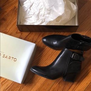 Franco Sarto black boots 5.5